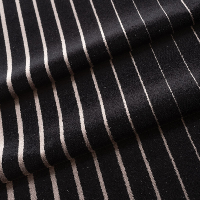Tissu-velours-rayé-noir-et-anthracite