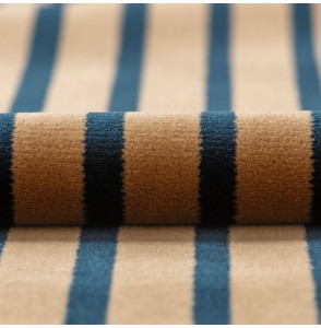 Tissu-velours-rayé-bronze-et-canard
