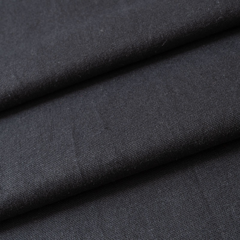 Tissu-280cm-lin-uni-noir