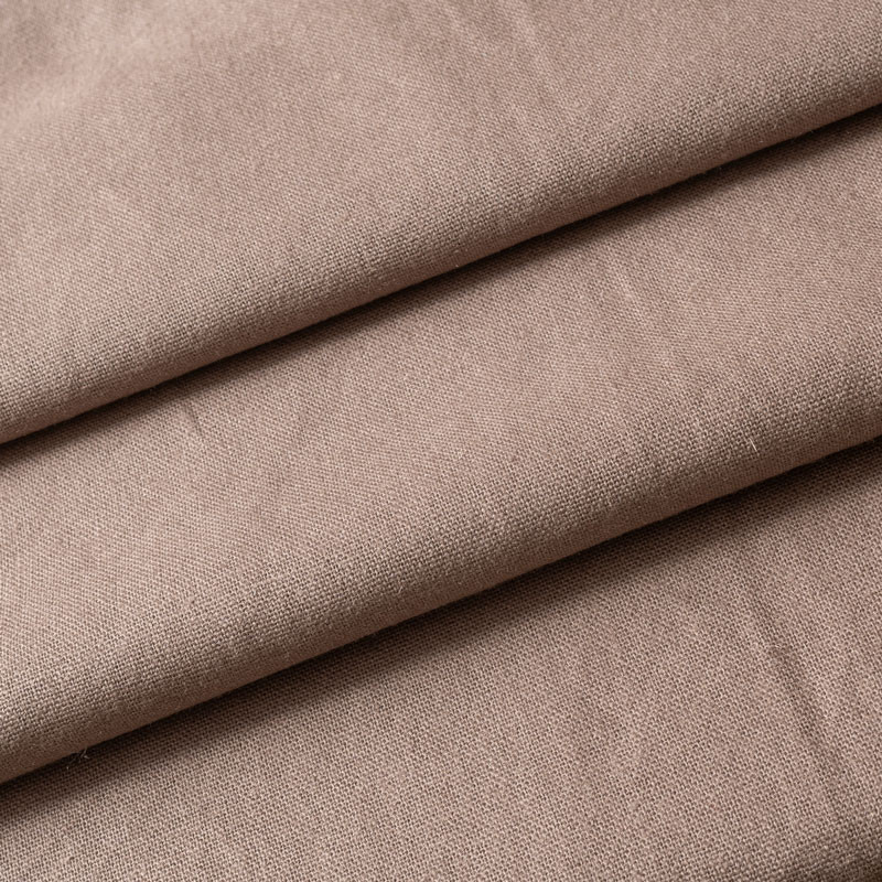 Tissu 280cm lin uni taupe