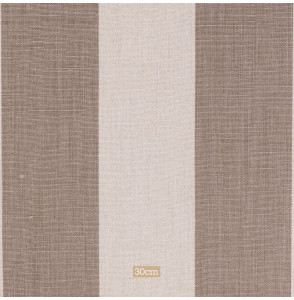 Tissu lin naturel ligné taupe