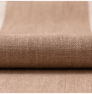 Tissu-lin-naturel-ligné-brun
