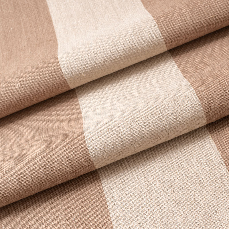 Tissu-lin-naturel-ligné-brun