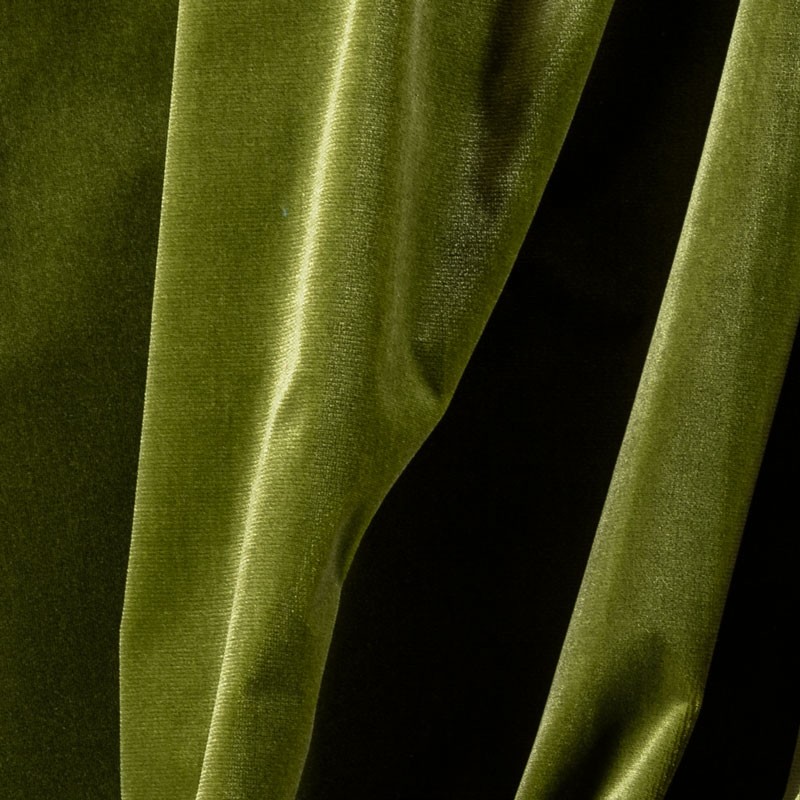 Tissu-velours-de-soie-vert-clair
