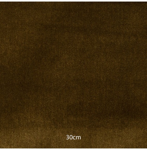 Tissu velours de soie brun