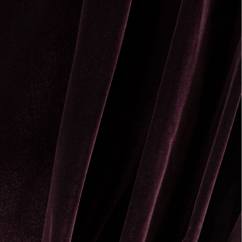 Tissu-velours-de-soie-prune-foncé
