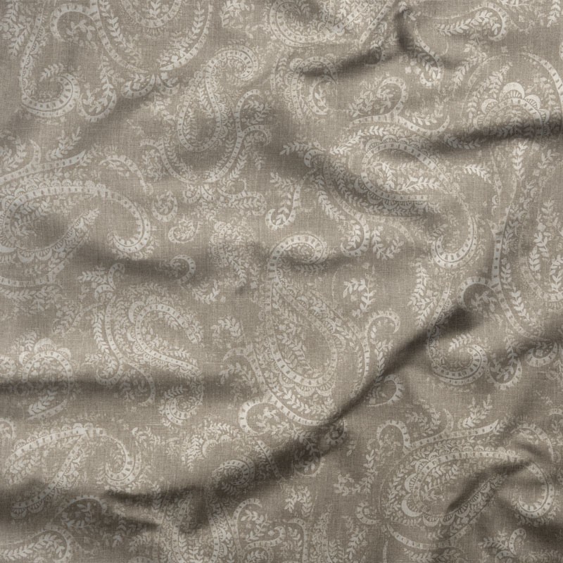 Tissu-lin-coton-motif-cachemire-taupe