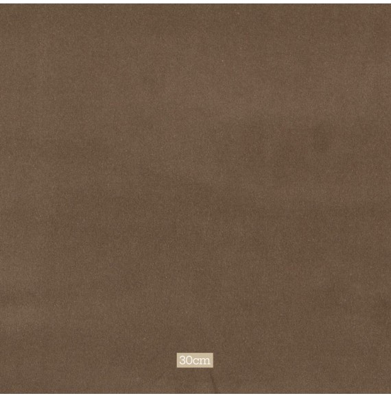 Tissu velours taupe