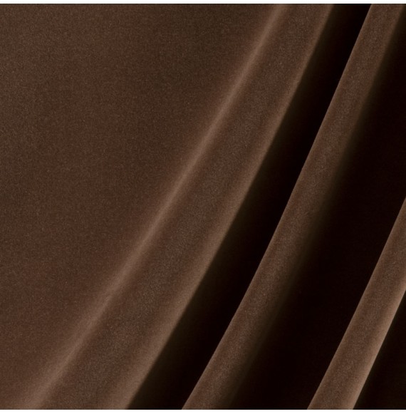 Tissu-velours-brun