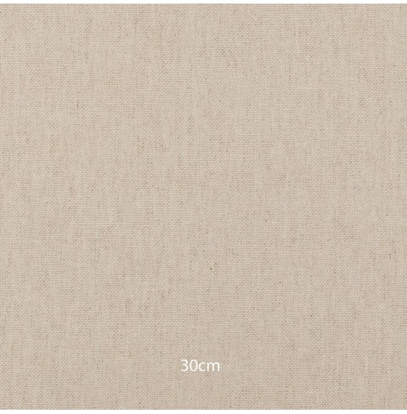 Tissu lin coton chiné beige