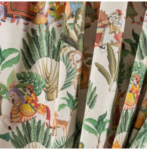 Tissu-280cm-lin-coton-motif-indien