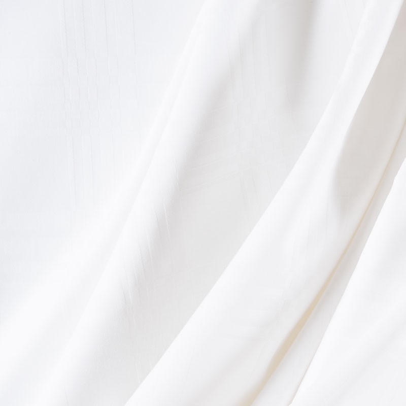 Tissu-280cm-coton-nappe-motif-géométrique-blanc