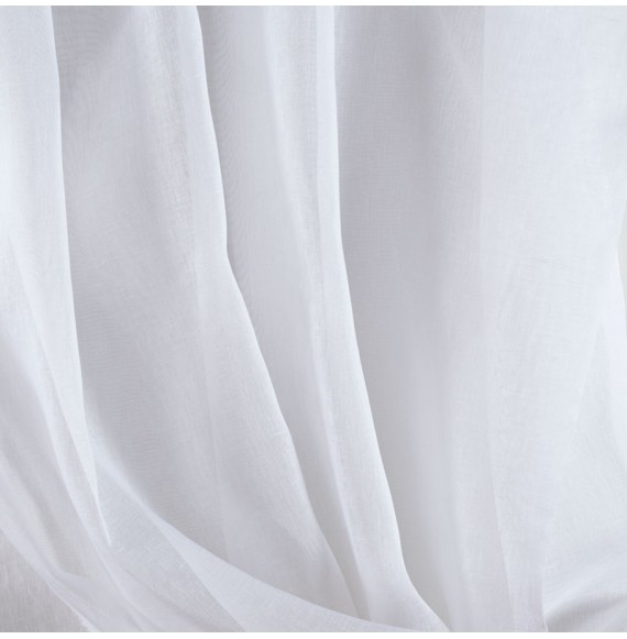 Tissu-300cm-étamine-de-lin-blanc