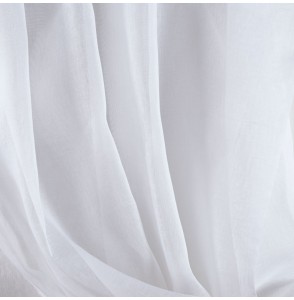 Tissu-300cm-étamine-de-lin-blanc