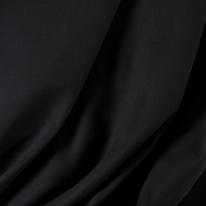 Tissu-280cm-Chartres-toile-lourde-coton-émerisé-noir