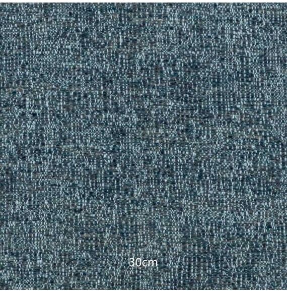 Tissu d'exception lin et laine bleu chiné