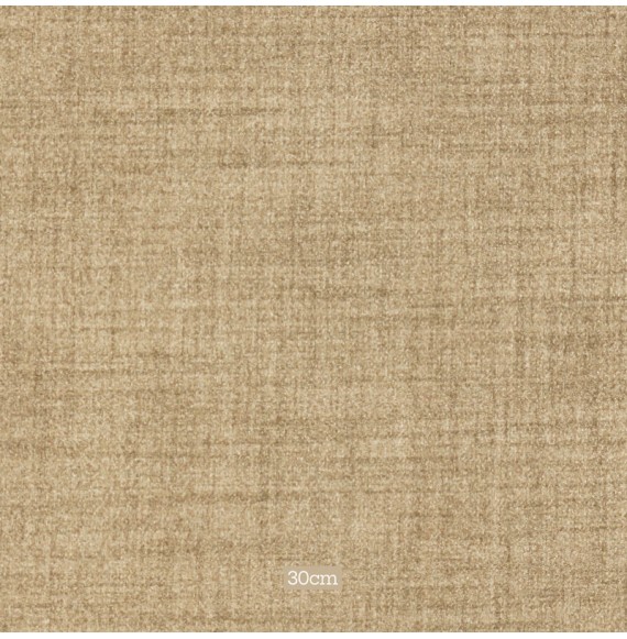 Tissu polyester aspect laine chiné brun clair