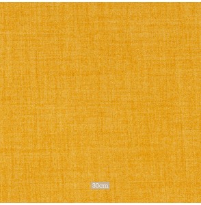 Tissu polyester aspect laine chiné ocre