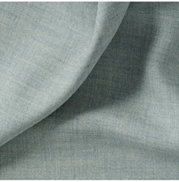 Tissu-polyester-aspect-laine-chiné-bleu-clair
