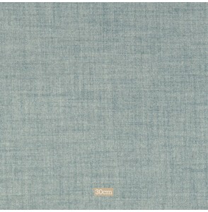 Tissu polyester aspect laine chiné bleu clair