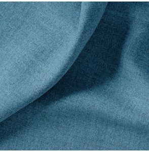 Tissu-polyester-aspect-laine-chiné-bleu