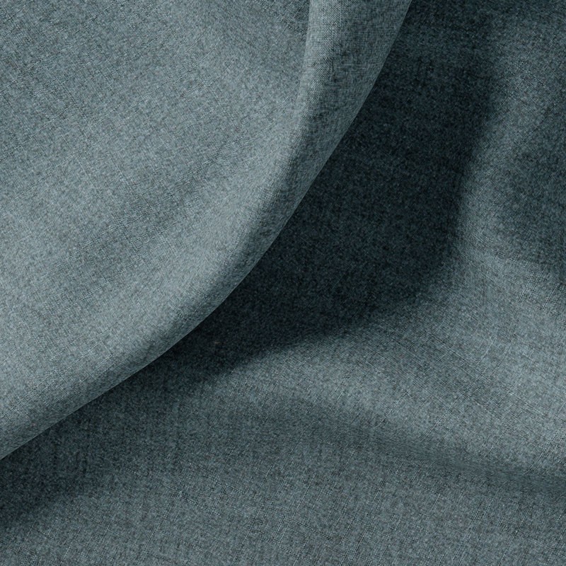 Tissu-polyester-aspect-laine-chiné-bleu-foncé