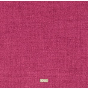 Tissu polyester aspect laine chiné fuchsia