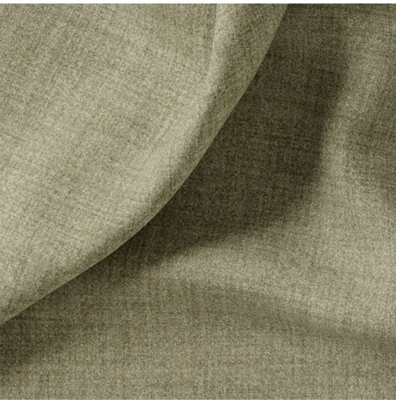 Tissu-polyester-aspect-laine-chiné-kaki