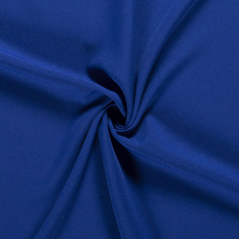 Tissu-polyester-uni-bleu-roi