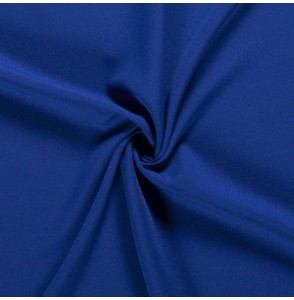 Tissu-polyester-uni-bleu-roi