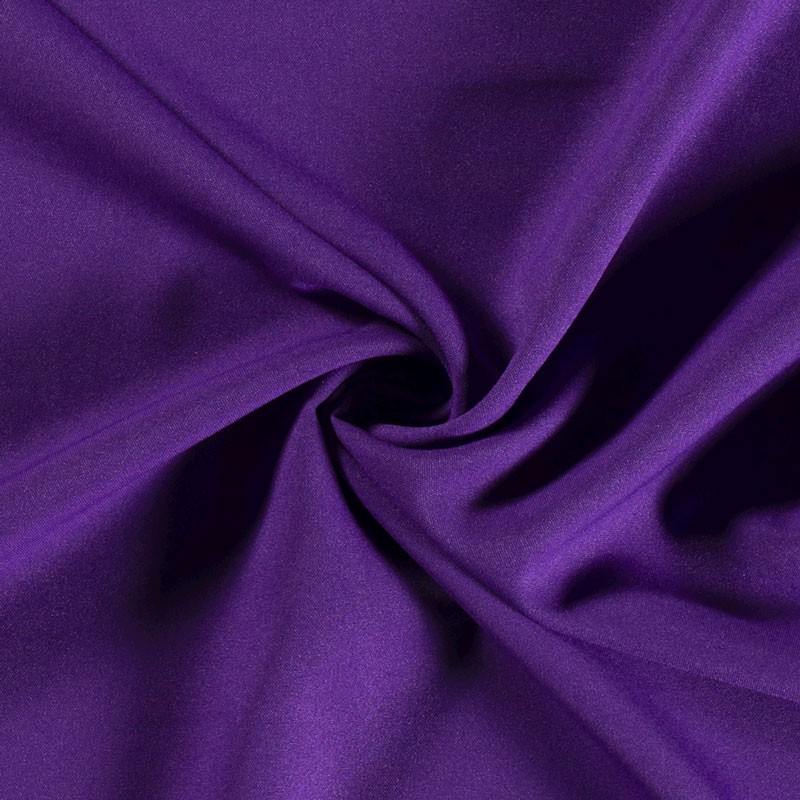 Tissu-polyester-uni-pourpre
