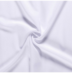 Tissu-polyester-uni-blanc
