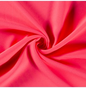 Tissu-polyester-uni-rose-fluo