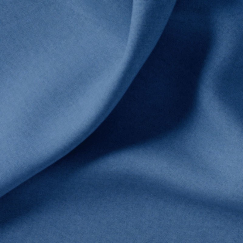 Tissu-coton-lavé-bleu-indigo