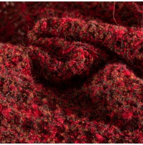 Tissu-tricot-laine-bordeau
