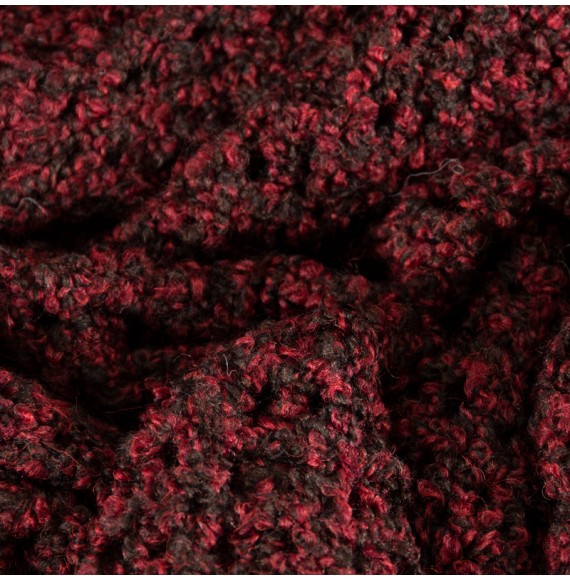 Tissu-tricot-laine-bordeaux