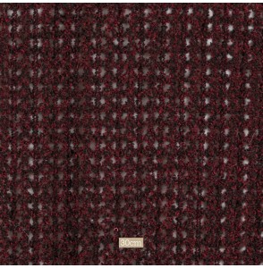 Tissu tricot laine bordeaux