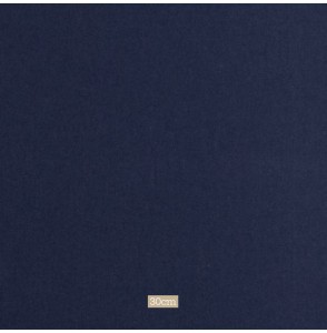 Tissu coton bleu marine