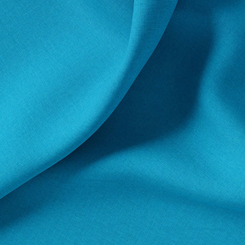 Tissu-coton-uni-bleu-turquoise
