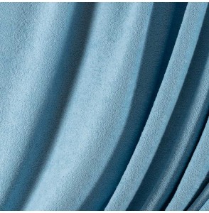 Tissu-éponge--coton-bleu-ciel