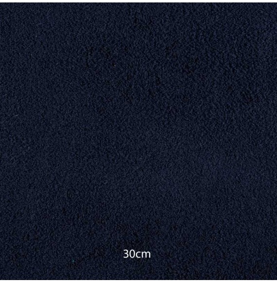 Tissu éponge coton bleu marine