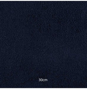 Tissu éponge coton bleu marine