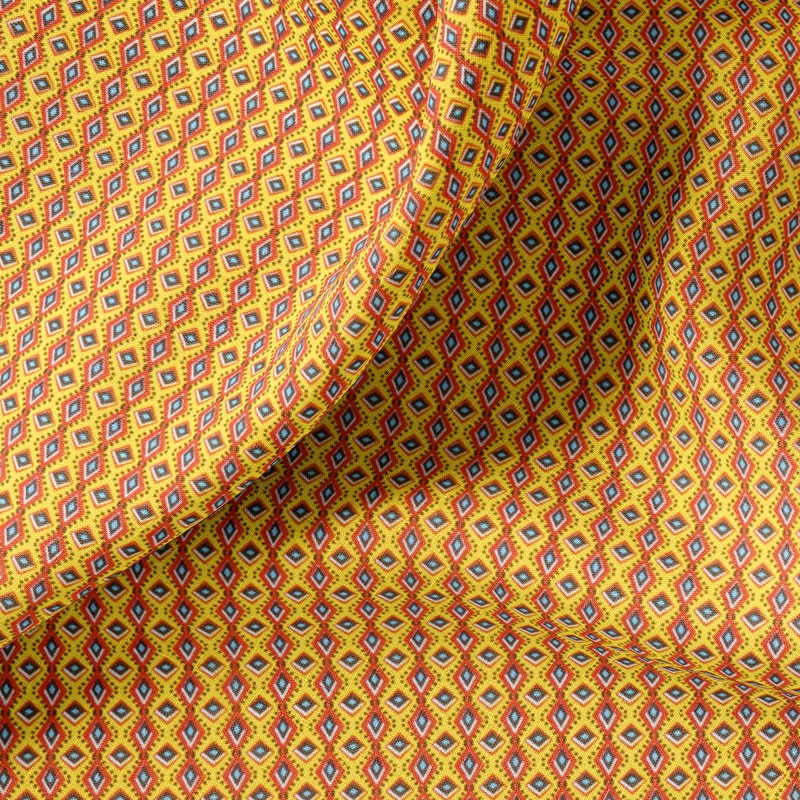 Tissu-coton-jaune-Provençal