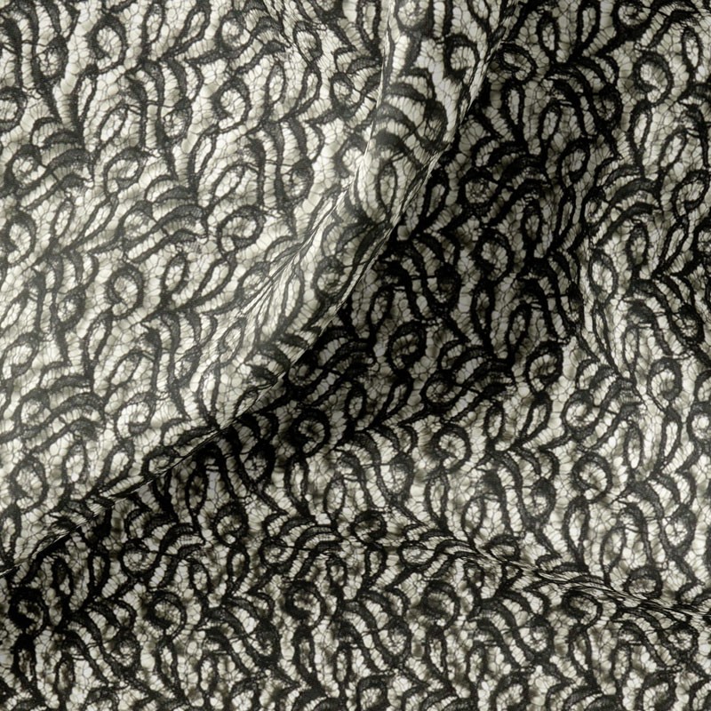 Tissu-dentelle-polyester-noir