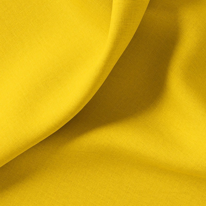 Tissu-coton-uni-jaune