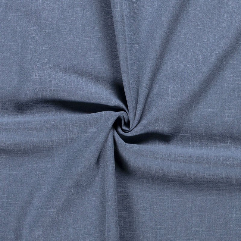 Tissu-ramie-aspect-lin-lavé-bleu-indigo