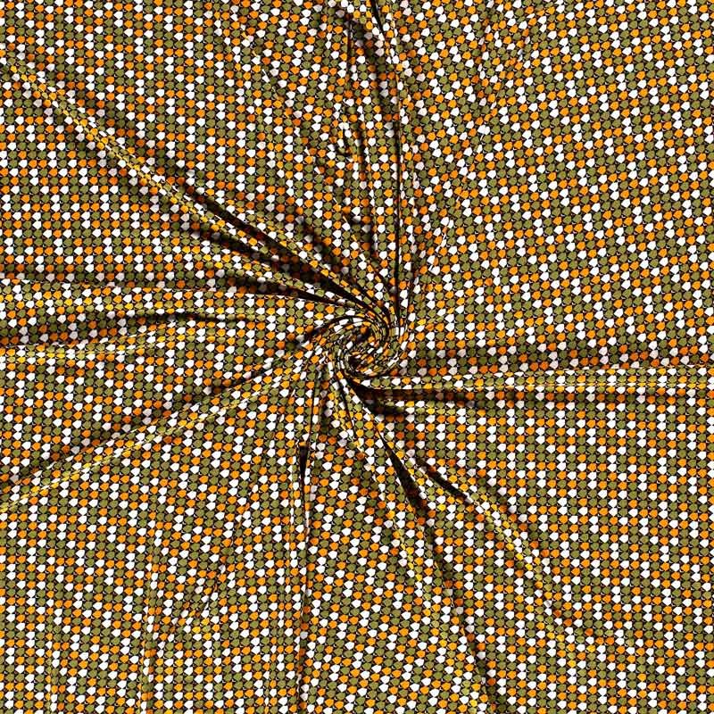 Tissu-jersey-viscos-petits-motifs-géométrique-vert
