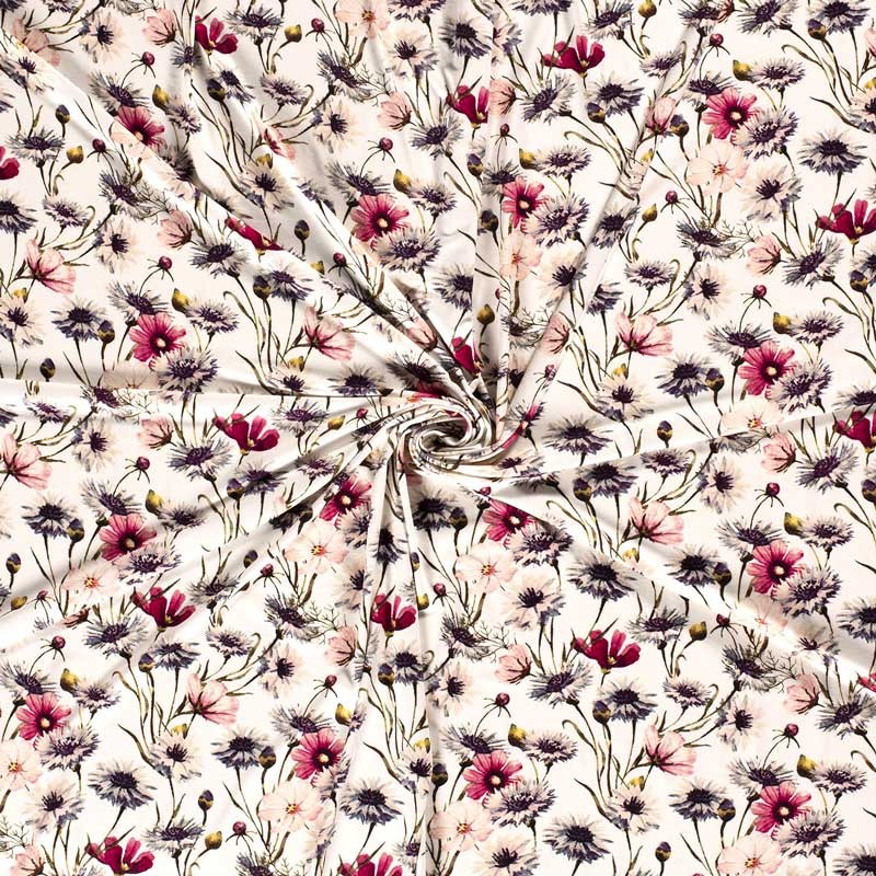 Tissu-jersey-viscose-blanc-fleurs