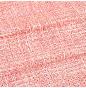 Tissu-tweed-viscose-rose
