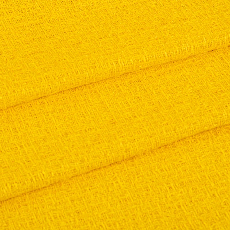 Tissu-tweed-jaune